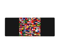 WZYWHJ Bandiera nazionale collezione modello Extra grande tastiera in gomma, addensato antiscivolo ufficio scrivania cuscino