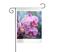 Wzywhj Bandiera nazionale malese con immagine floreale estiva da giardino su entrambi i lati, decorazione per cortile, 30,5 x 45,7 cm