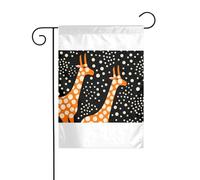 Wzywhj Bella Giraffa Immagine Estate Giardino Bandiera Double Face Decorazione Cortile 30,5 x 45,7 cm