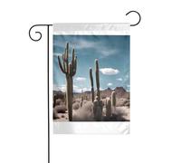 Wzywhj Bella immagine di cactus estate giardino bandiera double face decorazione cortile 30,5 x 45,7 cm