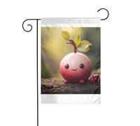 Wzywhj Bella immagine Mangostano Bandiera Estiva Giardino Doppio Lato Decorazione Cortile 30,5 x 45,7 cm