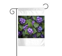 Wzywhj Bella ortensia immagine estate giardino bandiera double face decorazione cortile 30,5 x 45,7 cm