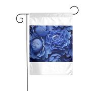 Wzywhj Bella Peonie Immagine Estate Giardino Bandiera Double Face Decorazione Cortile 30,5 x 45,7 cm