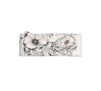 WZYWHJ Bellissime linee di fiori con fiocco stampato e accessori elastici per capelli morbidi per neonati e ragazze