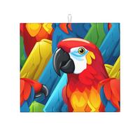 WZYWHJ Bellissimo tappetino scolapiatti per la cucina: realizzato in spugna assorbente, con cordino per appenderlo, 45,7 x 40,6 cm