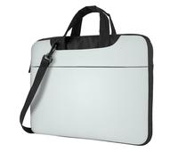 WZYWHJ bianco ceroso Stampe Ultra-sottile portatile monospalla borsa del computer accessori per computer morbido antiurto per laptop, Nero , 15.6 inch