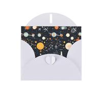 WZYWHJ Biglietto di auguri bianco per le vacanze, 15,2 x 10,2 cm, con busta, per Natale, compleanno, San Valentino, inviti per feste, stampa fisica