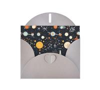 WZYWHJ Biglietto di auguri grigio per le vacanze, 15,2 x 10,2 cm, con busta, per Natale, compleanno, San Valentino, inviti per feste, stampa fisica
