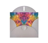 WZYWHJ Biglietto di auguri grigio per le vacanze, 15,2 x 10,2 cm, con busta, per Natale, compleanno, San Valentino, invito a feste, misterioso totem