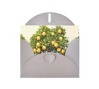 WZYWHJ Biglietto di auguri grigio per Natale, compleanno, anniversario e altro motivo alberi da frutto