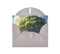 WZYWHJ Biglietto di auguri grigio per Natale, compleanno, anniversario e molto altro ancora Antiche querce torreggianti stampe