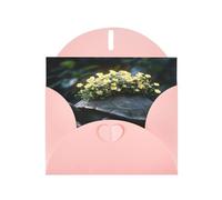 WZYWHJ Biglietto di auguri rosa per Natale, compleanno, anniversario e altro ancora. Piccola immagine di tartaruga con fiori