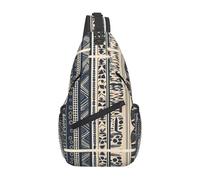 WZYWHJ Borsa a tracolla casual da uomo con stampa con illustrazione dei popoli africani, con elevata capacità di archiviazione e tracolla regolabile