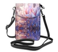 WZYWHJ Borsa a tracolla in pelle blu con motivo giacinto - Regalo versatile per donne, passeggiate, campeggio, shopping e viaggi