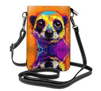 WZYWHJ Borsa a tracolla in pelle colorata con immagine di suricati, regalo versatile per donne, passeggiate, campeggio, shopping e viaggi