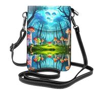 WZYWHJ Borsa a tracolla in pelle con fungo incandescente per telefono, regalo versatile per donne, passeggiate, campeggio, shopping e viaggi