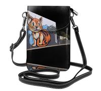 WZYWHJ Borsa a tracolla in pelle con immagine di gattino, regalo versatile per donne, passeggiate, campeggio, shopping e viaggi