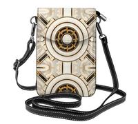 WZYWHJ Borsa a tracolla in pelle con motivo a boccaporto circolare, regalo versatile per donne, passeggiate, campeggio, shopping e viaggi
