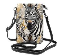WZYWHJ Borsa a tracolla in pelle con motivo a testa di zebra, regalo versatile per donne, passeggiate, campeggio, shopping e viaggi