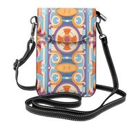 WZYWHJ Borsa a tracolla in pelle con motivo circolare di antiche strade - Regalo versatile per donne, passeggiate, campeggio, shopping e viaggi
