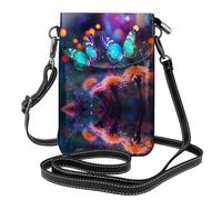 WZYWHJ Borsa a tracolla in pelle con motivo farfalle nei sogni, regalo versatile per donne, passeggiate, campeggio, shopping e viaggi
