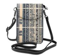 WZYWHJ Borsa a tracolla in pelle con stampa con illustrazione dei popoli africani, regalo versatile per donne, passeggiate, campeggio, shopping e viaggi