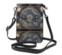 WZYWHJ Borsa a tracolla in pelle con stampa di bussola dei tarocchi, regalo versatile per donne, passeggiate, campeggio, shopping e viaggi