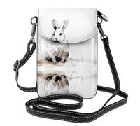 WZYWHJ Borsa a tracolla in pelle con stampa di coniglietto carino - Regalo versatile per le donne che camminano, campeggio, shopping e viaggi