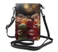 WZYWHJ Borsa a tracolla in pelle con stampa formiche su caramelle - Regalo versatile per le donne che camminano, campeggio, shopping e viaggi