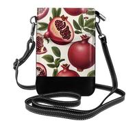 WZYWHJ Borsa a tracolla in pelle da donna con motivo melograno con tracolla regolabile