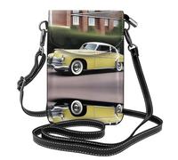 WZYWHJ Borsa a tracolla in pelle stampata con auto vintage, regalo versatile per donne, passeggiate, campeggio, shopping e viaggi