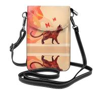WZYWHJ Borsa a tracolla in pelle stampata con farfalla e gatto, regalo versatile per donne, passeggiate, campeggio, shopping e viaggi