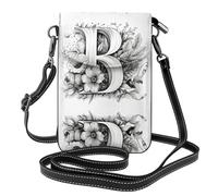 WZYWHJ Borsa a tracolla in pelle stampata con lettera B artistica - Regalo versatile per donne, passeggiate, campeggio, shopping e viaggi
