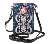 WZYWHJ Borsa a tracolla in pelle stampata con motivo floreale colorato, regalo versatile per donne, passeggiate, campeggio, shopping e viaggi