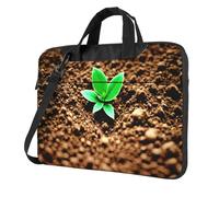WZYWHJ Borsa per computer portatile con stampa di piante da 35,6 cm, con interno morbido, tasche multiple, ideale per uomini, viaggi e affari