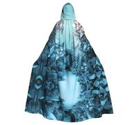 WZYWHJ Botanical Gardens - Mantello con cappuccio per cosplay di alta qualità, per uomini e donne, Halloween