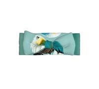 WZYWHJ Brave Eagle Picture - Fascia elastica per capelli con fiocco per neonati e ragazze