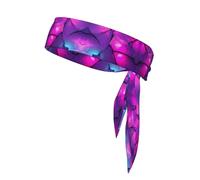 WZYWHJ Broken Ground Prints, fascia per capelli sportiva, per uomini e donne, fascia per capelli per corsa, allenamento, calcio