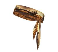 WZYWHJ Broken old airplanes. Fascia per capelli stampata, per uomini e donne, fascia per capelli per corsa, allenamento, calcio