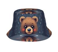 WZYWHJ Cappello da pescatore adulto Panda Avatar modello per uomo e donna estate protezione solare nero