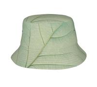 WZYWHJ Cappello da pescatore per adulti, motivo diagramma con vena a foglia, per uomo e donna, protezione solare estiva nera