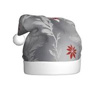 WZYWHJ Cappello di Babbo Natale per adulti, per feste e feste di Natale, cerimonie annuali, motivo scandinavo gelo