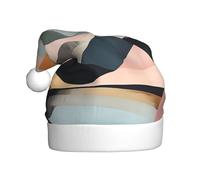 WZYWHJ Cappello di Babbo Natale per adulti per feste e feste di Natale, cerimonie annuali semplice motivo valle