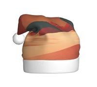 WZYWHJ Cappello di Babbo Natale per adulti per feste e feste di Natale, cerimonie annuali stampe minimaliste su Marte