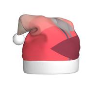 WZYWHJ Cappello di Natale per adulti, fascia ornamentale per feste ed eventi in costume, animali che distogliono lo sguardo stampato