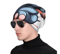 WZYWHJ Cappello lavorato a maglia, alla moda, per adulti, elegante e confortevole, per tutte le stagioni, con stampa dell'elefante nella stanza, colore nero