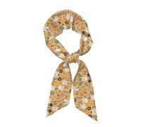 WZYWHJ Cat in the Bush Picture sciarpa di seta per le donne 47,9 x 3,1 in fascia