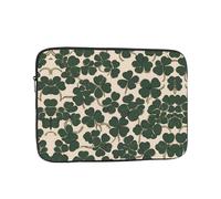 WZYWHJ Celtic Clover Prints Custodia portatile antiurto per laptop da 13 pollici, per uomini e donne, viaggi d'affari, scuola, ufficio uso quotidiano