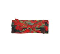 WZYWHJ Cerchietti per capelli con geranio rosso in vaso e accessori elastici per capelli morbidi per neonati e ragazze