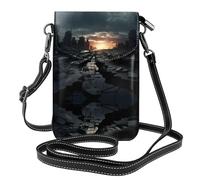 WZYWHJ Cieli scuri stampa Borsa in pelle da donna a tracolla con tracolla regolabile